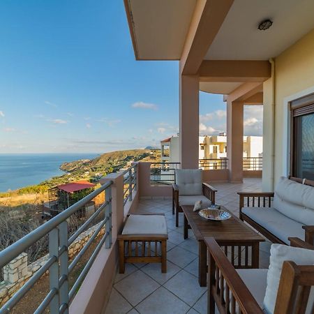 Deluxe Villa Kamba With Sea View Aptera Eksteriør billede