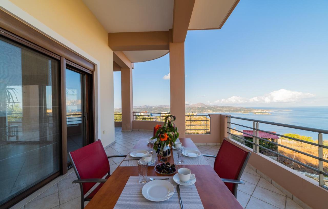Deluxe Villa Kamba With Sea View Aptera Eksteriør billede